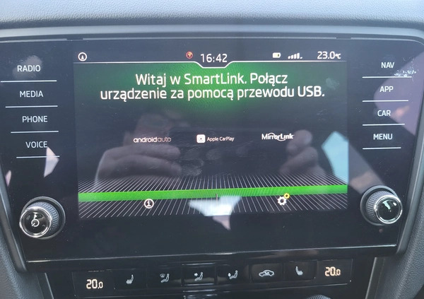 Skoda Octavia cena 69999 przebieg: 110000, rok produkcji 2017 z Hrubieszów małe 436